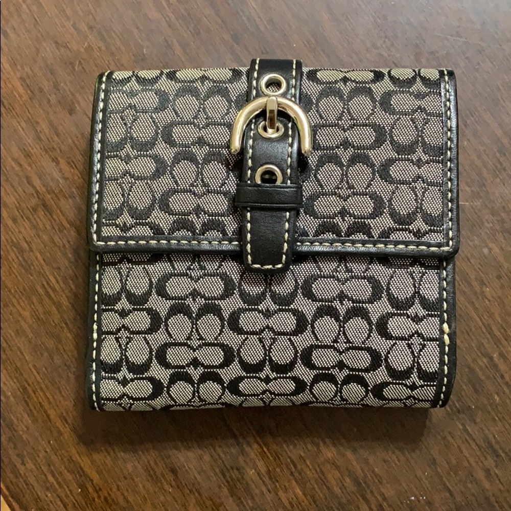Coach Black Wallet